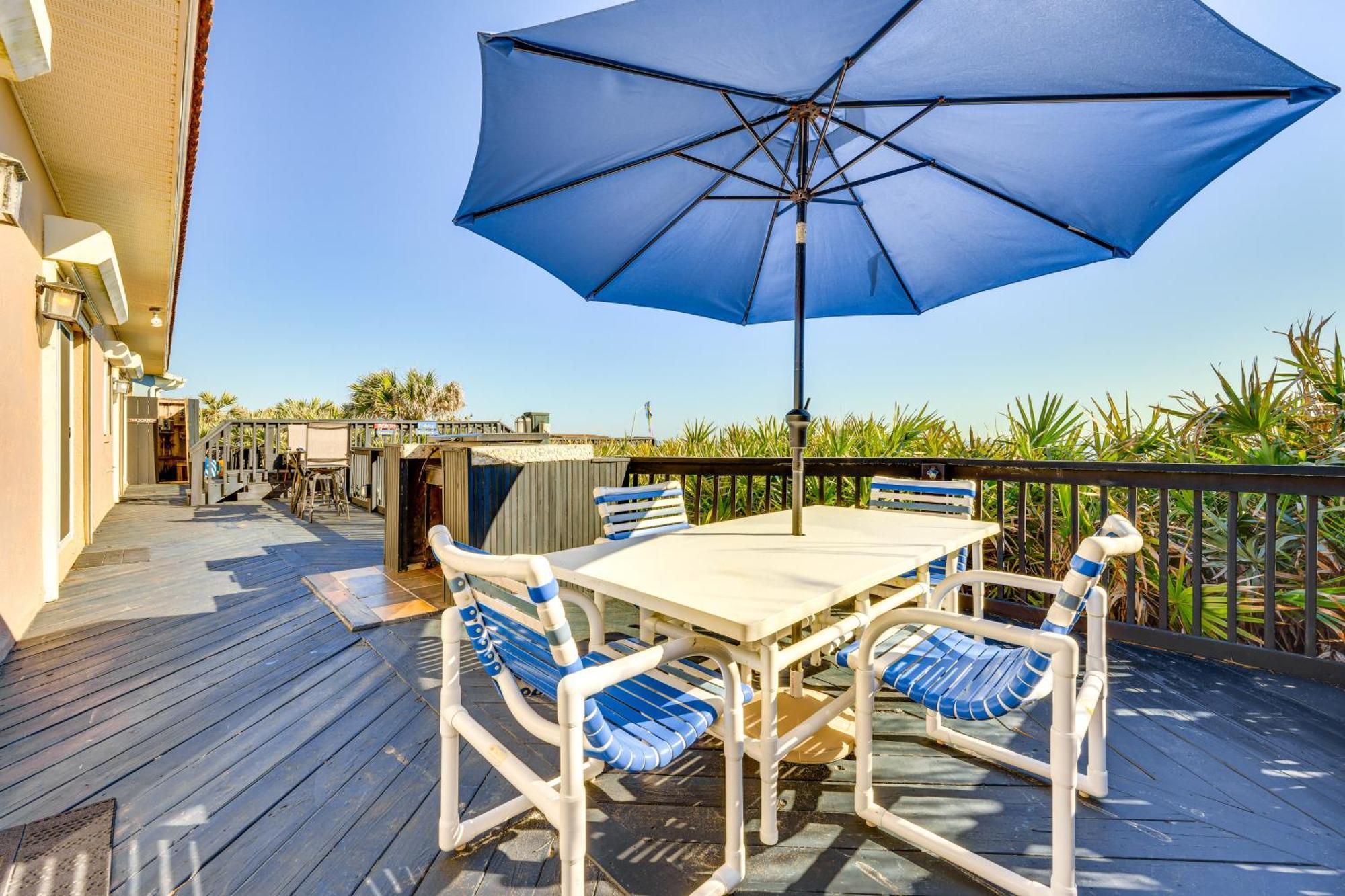 Oceanfront Oasis In Flagler Beach With Deck And Views! Extérieur photo