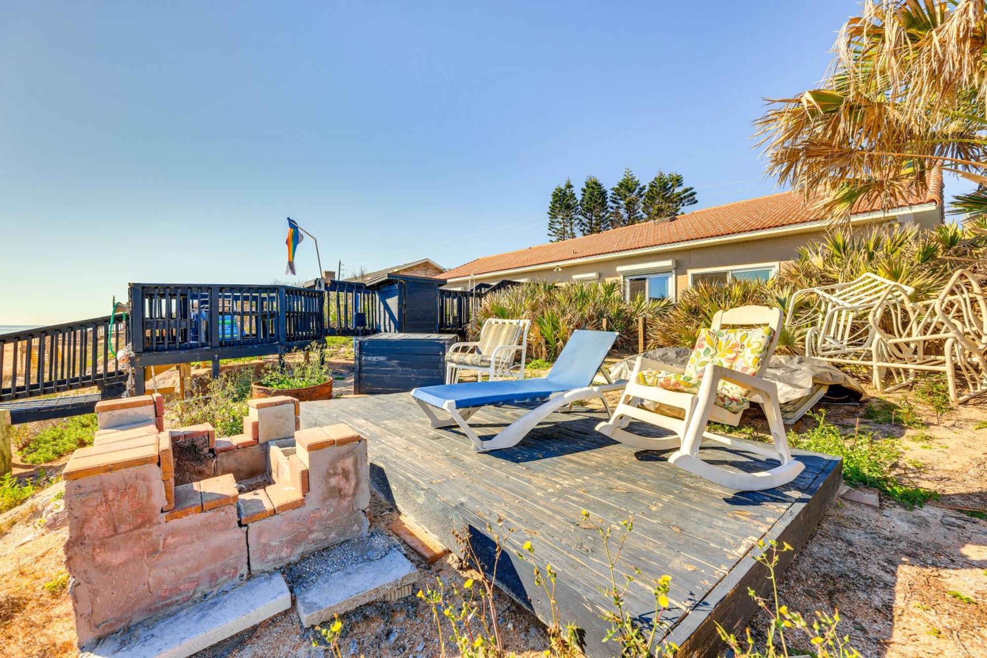 Oceanfront Oasis In Flagler Beach With Deck And Views! Extérieur photo