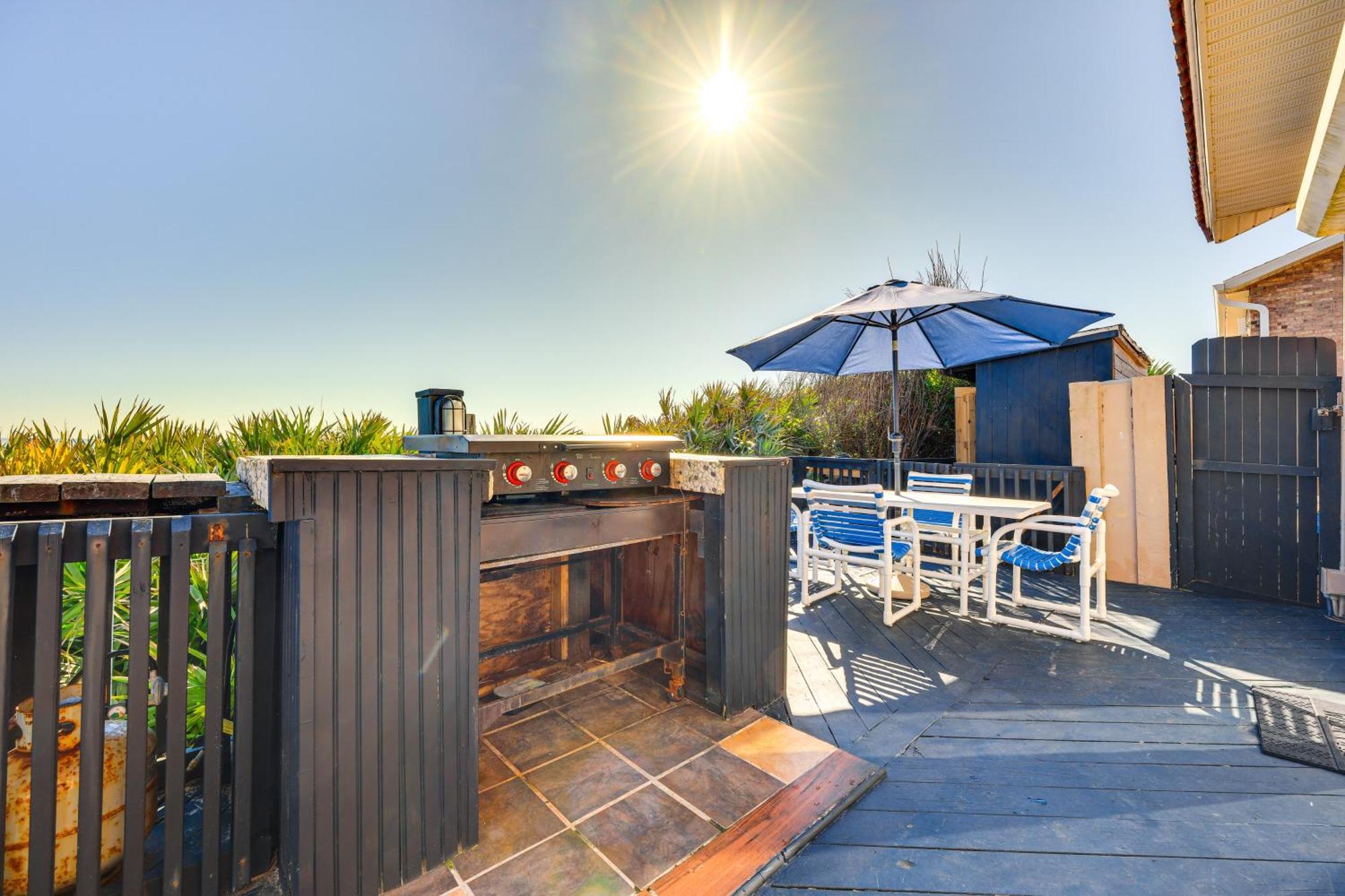 Oceanfront Oasis In Flagler Beach With Deck And Views! Extérieur photo
